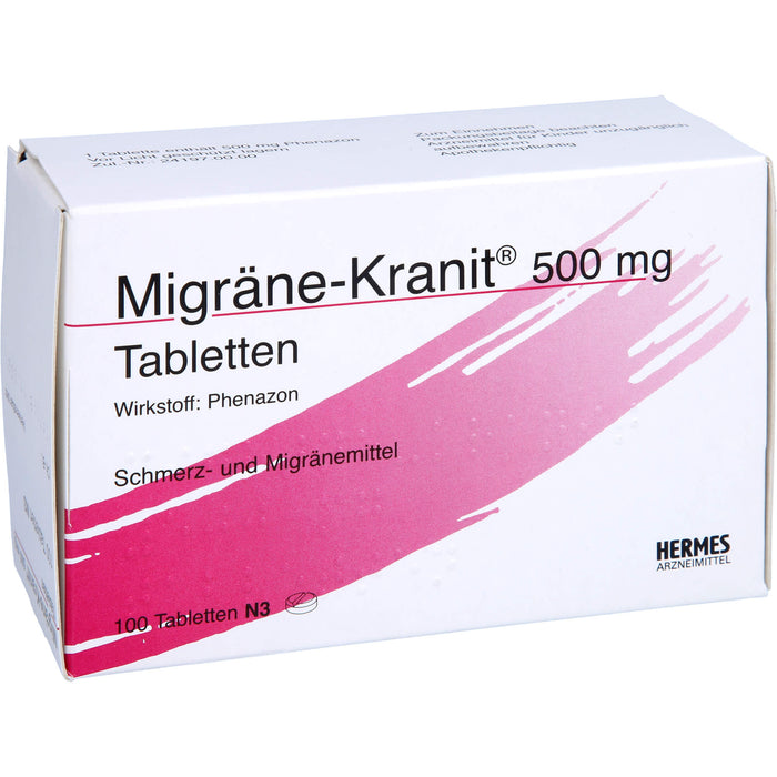 Migräne-Kranit 500 mg Tabletten, 100 pcs. Tablets