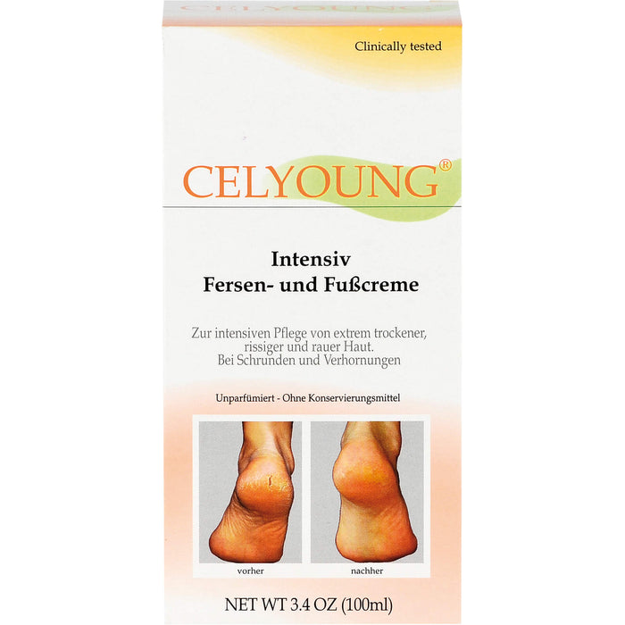 CELYOUNG Intensiv Fersen u. Fußcreme, 100 ml Creme