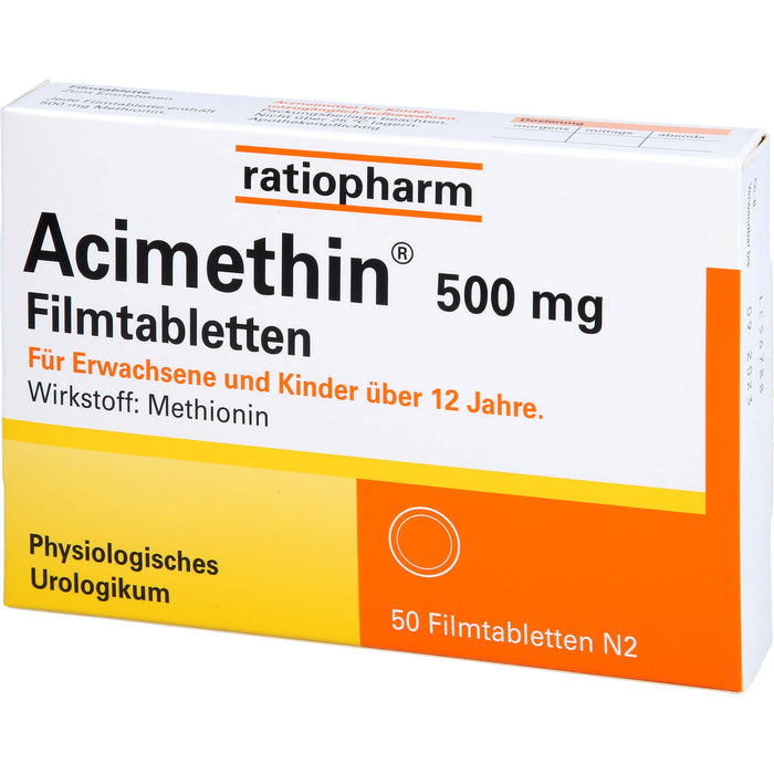 Acimethin 500 mg Filmtabletten physiologisches Urologikum, 50 pcs. Tablets