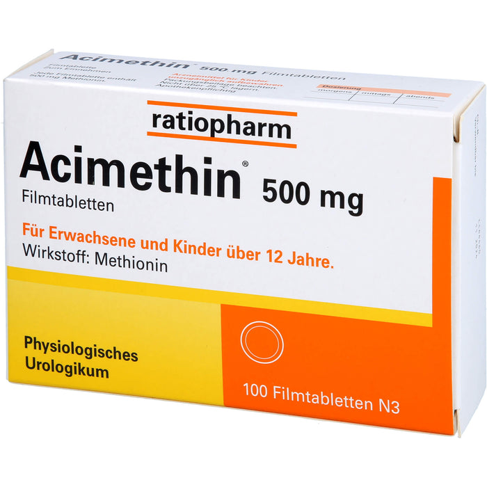 Acimethin 500 mg Filmtabletten physiologisches Urologikum, 100 pc Tablettes