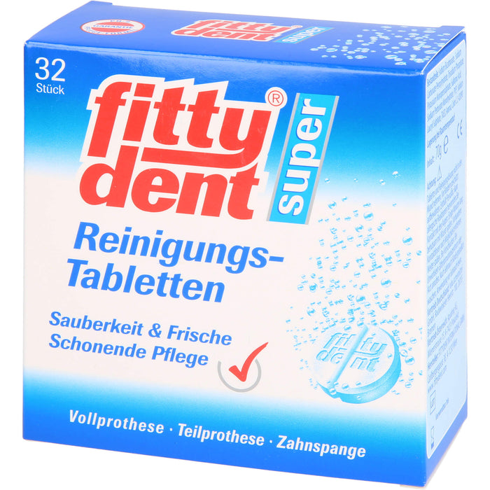 FITTYDENT SUPER REINIGUNGS, 32 St. Tabletten