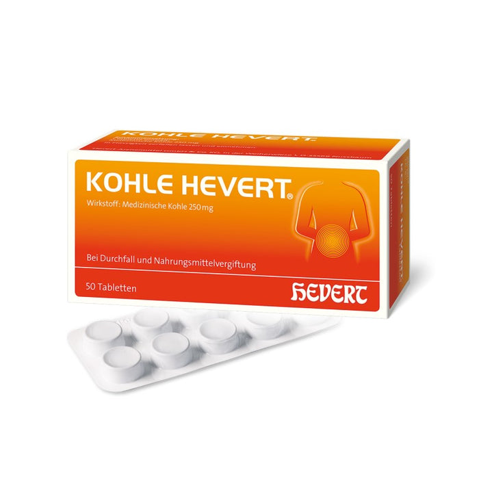 Kohle Hevert Tabletten, 50 pcs. Tablets