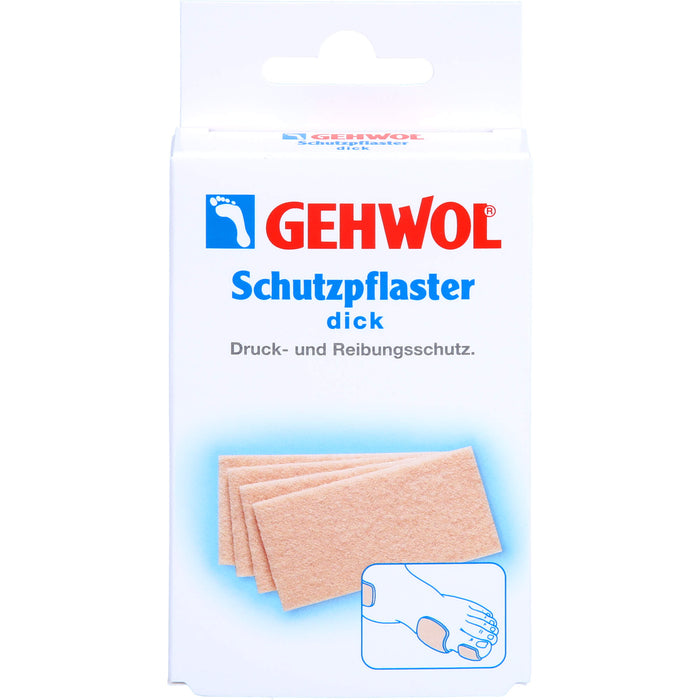 GEHWOL SCHUTZPFLASTER DICK, 4 pcs. Patch