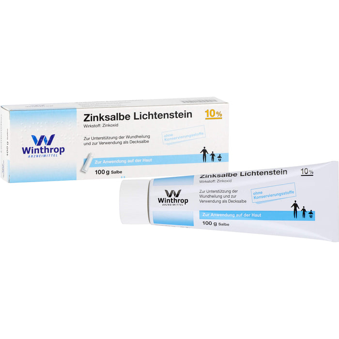 Zinksalbe Lichtenstein 10 %, 100 g Ointment