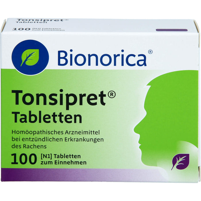 Tonsipret Tabletten bei entzündlichen Erkrankungen des Rachens, 100 pcs. Tablets