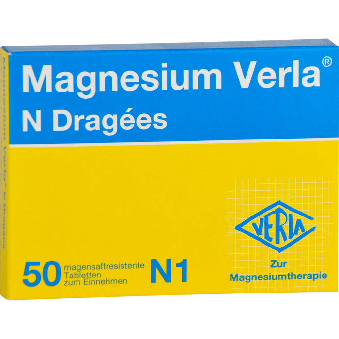 Magnesium Verla N Dragees, 50 pc Tablettes