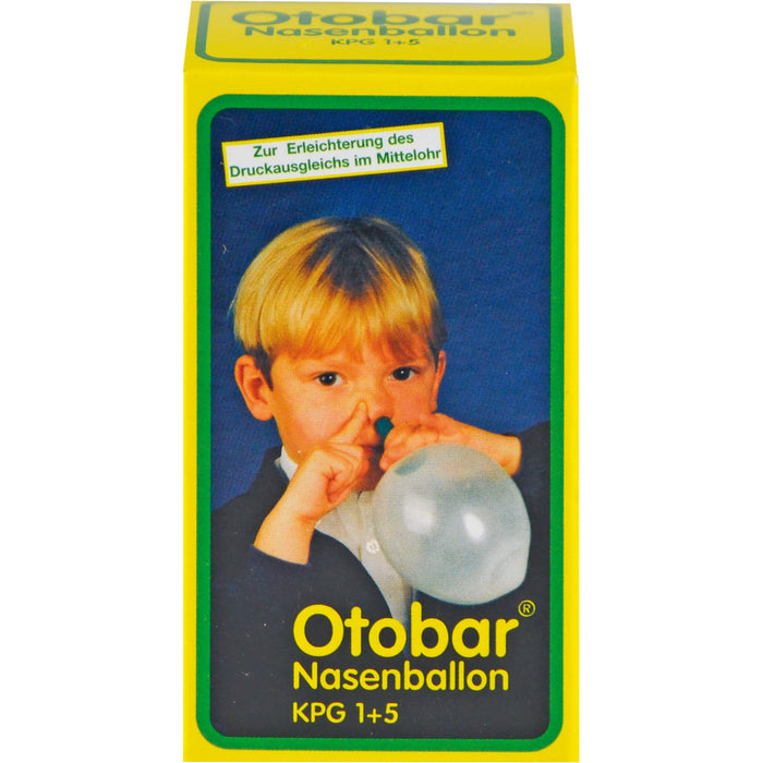 Otobar Nasenballon für den Druckausgleich im Mittelohr, 1 pc Paquet combiné