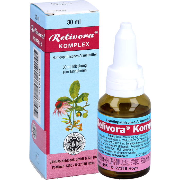 Relivora Komplex Tropf., 30 ml TRO