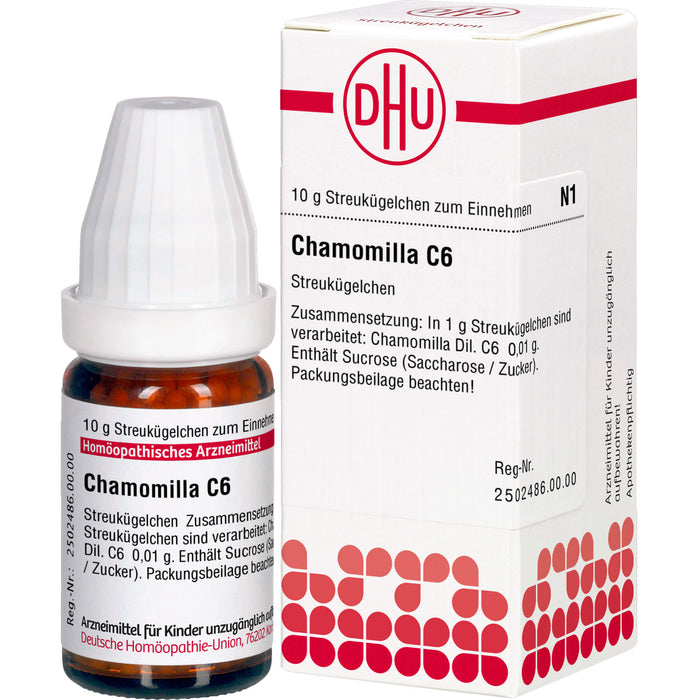 DHU Chamomilla C6 Streukügelchen, 10 g Globules