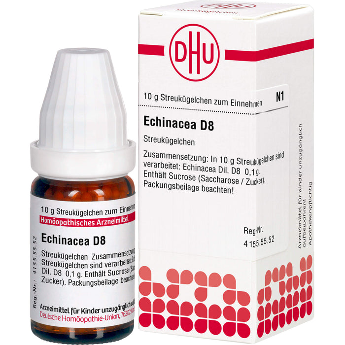 DHU Echinacea D8 Streukügelchen, 10 g Globuli