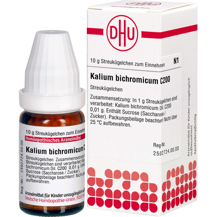 DHU Kalium bichromicum C200 Streukügelchen, 10 g Globuli