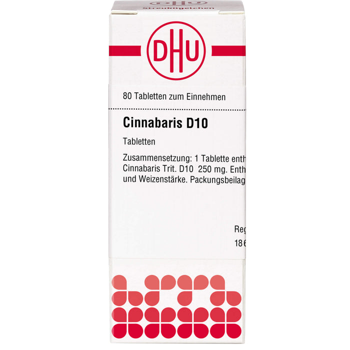 Cinnabaris D10 DHU Tabletten, 80 St. Tabletten