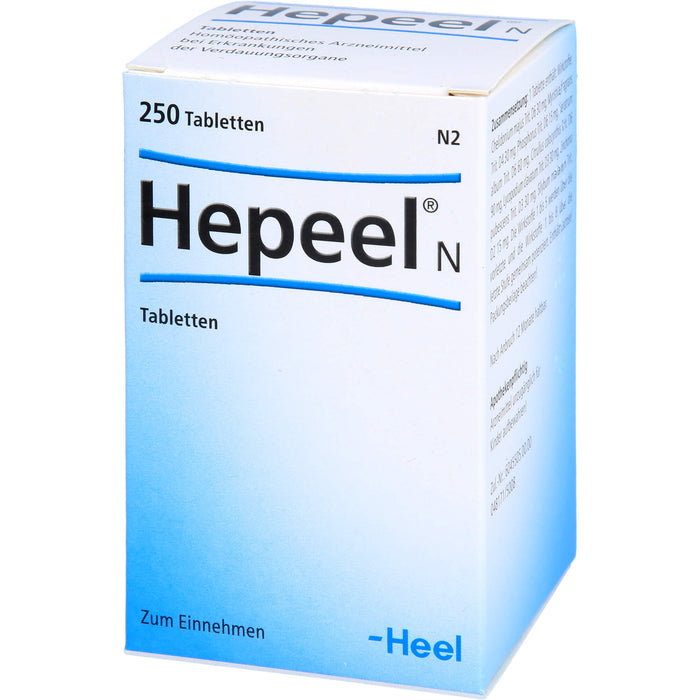 Hepeel N Tabletten bei Erkrankungen der Verdauungsorgane, 250 St. Tabletten