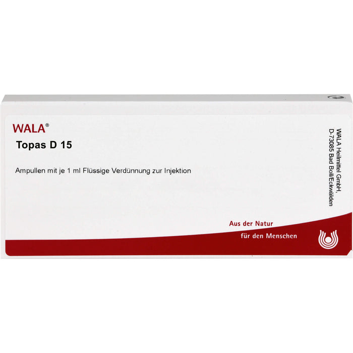 Topas D15 Wala Ampullen, 10X1 ml AMP