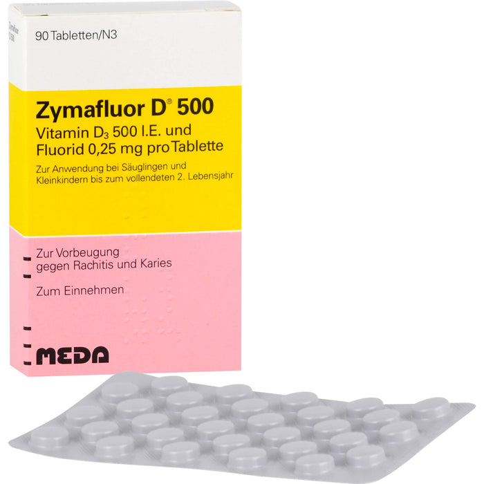 Zymafluor D 500 Tabletten, 90 pcs. Tablets