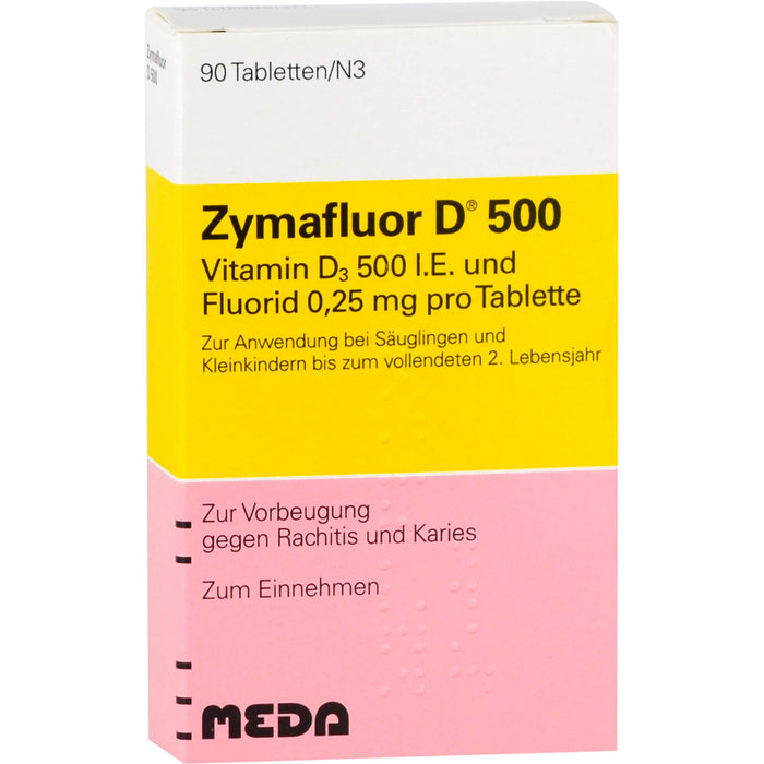 Zymafluor D 500 Tabletten, 90 pcs. Tablets