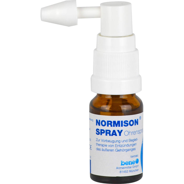 NORMISON Ohrenspray zur Vorbeugung von Entzündungen des äußeren Gehörgangs, 10 ml Solution