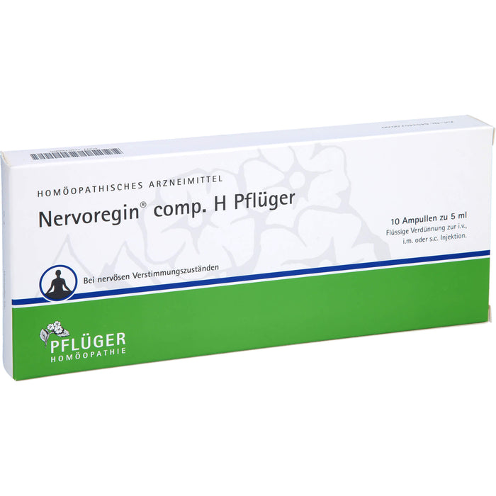 PFLÜGER Nervoregin comp. H bei nervösen Verstimmungszuständen, 10 St. Ampullen