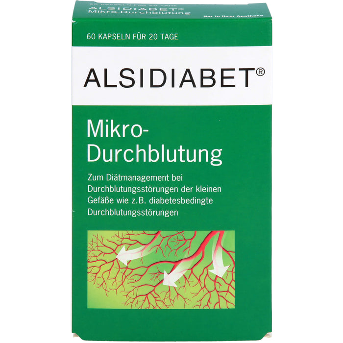 ALSIDIABET Mikro-Durchblutung Kapseln, 60 St. Kapseln