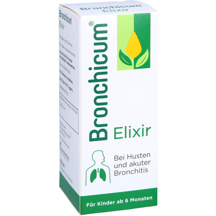 Bronchicum Elixir bei Husten und akuter Bronchitis, 100 ml Solution