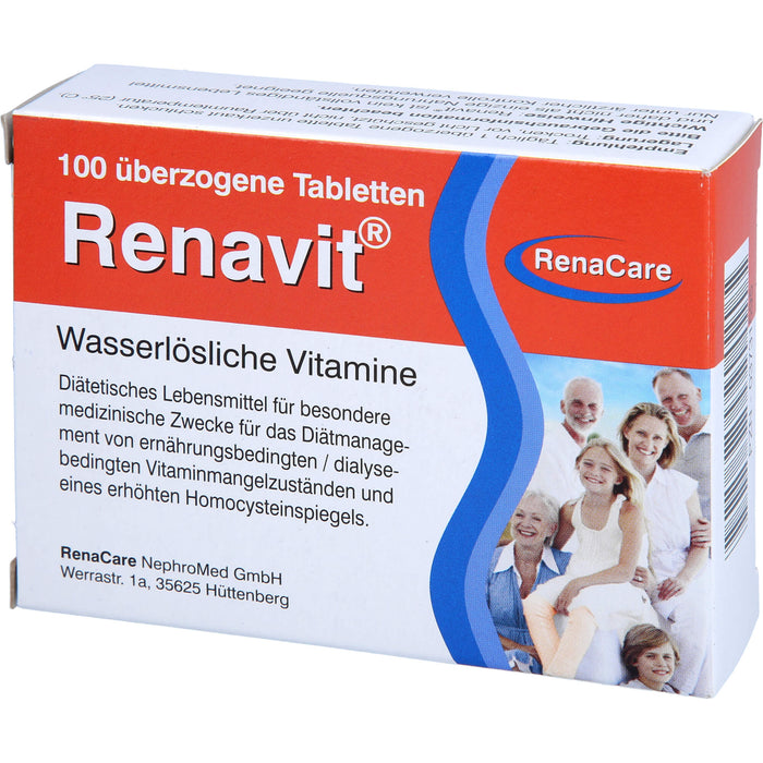 Renavit Tabletten wasserlösliche Vitamine, 100 pcs. Tablets