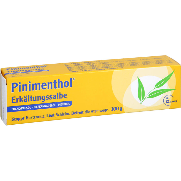 Pinimenthol Erkältungssalbe, 100 g Cream