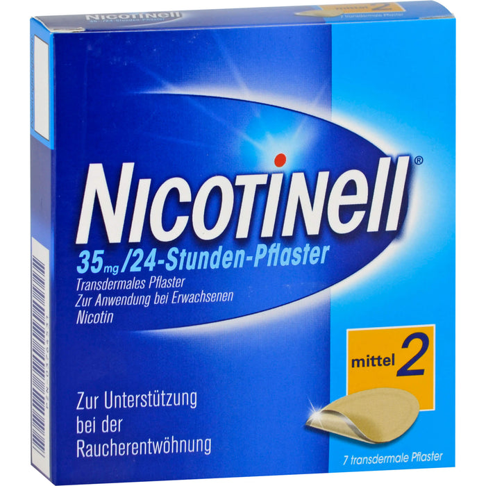 Nicotinell 14 mg/24-Stunden-Pflaster (bisher 35 mg) Stärke 2 (mittel), 7 St. Pflaster