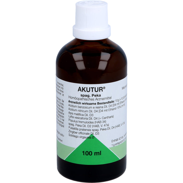 Akutur spag. Tropf., 100 ml TRO