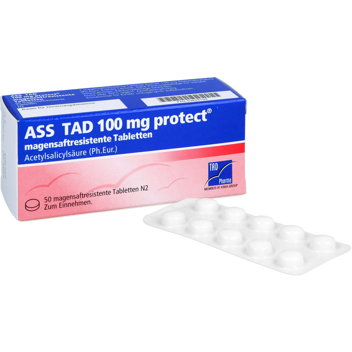 ASS TAD 100 mg protect Tabletten, 50 St. Tabletten