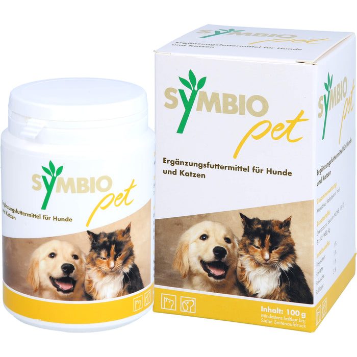 SymbioPet Pulver für Hunde und Katzen, 100 g Powder