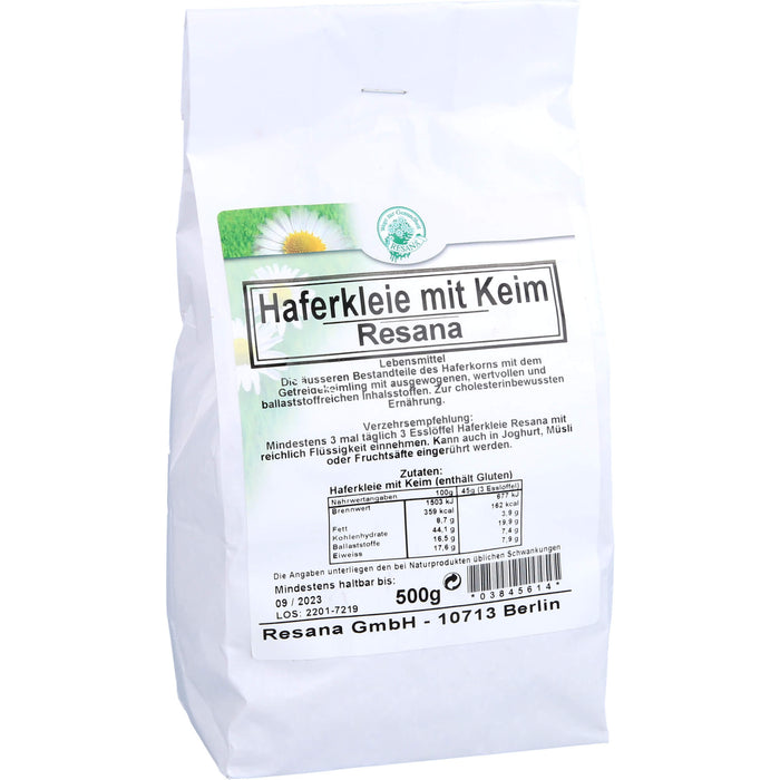 Resana Haferkleie mit Keim Pulver, 500 g Powder