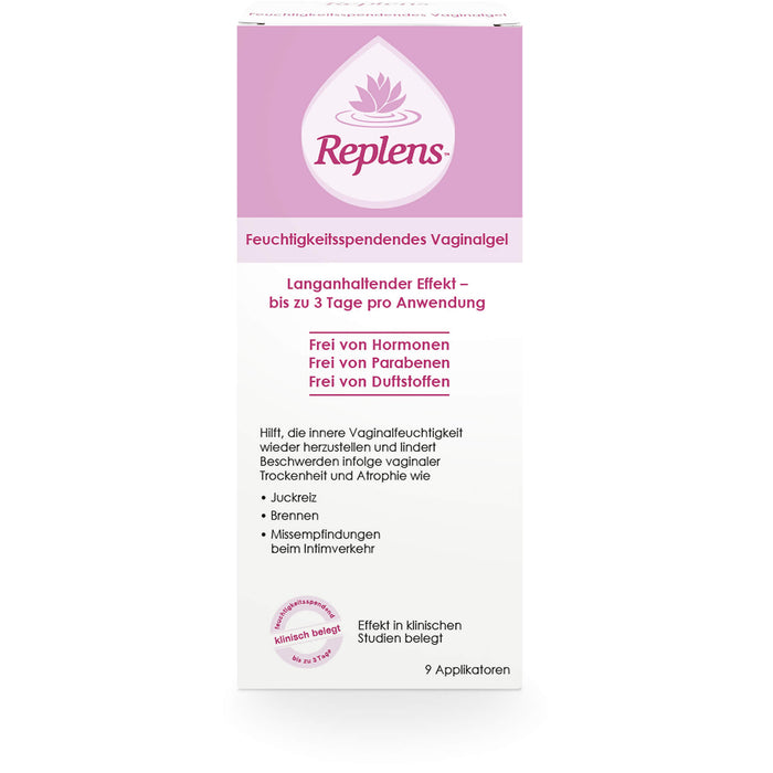 Replens feuchtigkeitspendendes Vaginalgel, 9 pc Gel