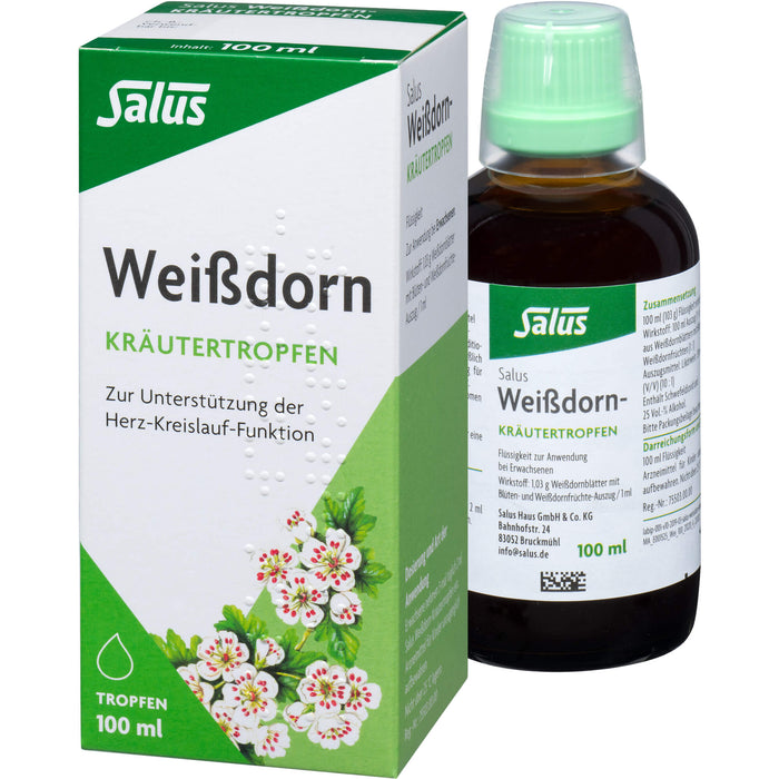 Salus Weißdorn-Kräutertropfen, 100 ml Lösung