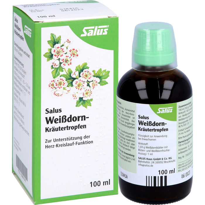 Salus Weißdorn-Kräutertropfen, 100 ml Lösung