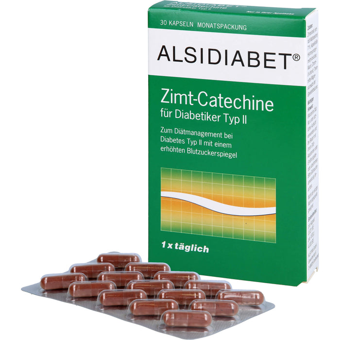 ALSIDIABET Zimt-Catechine f.Diab.TypII 1xtaegl., 30 St KAP