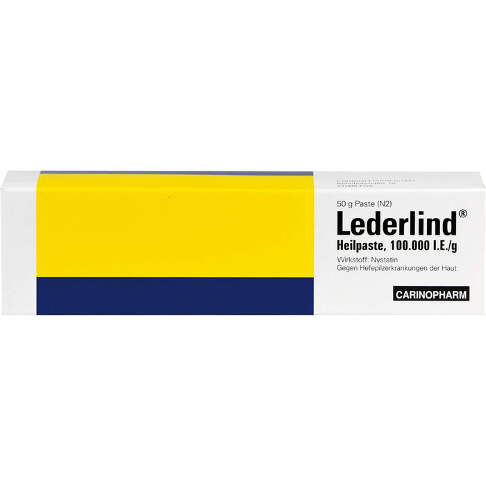 Lederlind Heilpaste 100.000 I.E./g bei Hefepilzerkrankungen der Haut, 50 g Crème