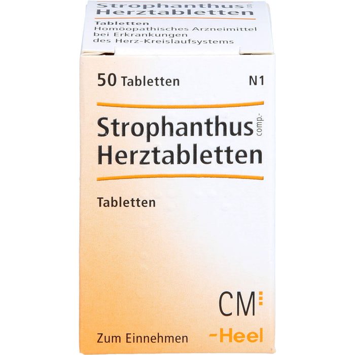 Strophantus comp. Herztabletten Heel, 50 pc Tablettes