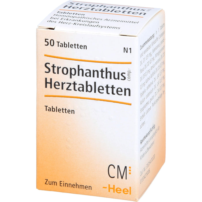 Strophantus comp. Herztabletten Heel, 50 St. Tabletten