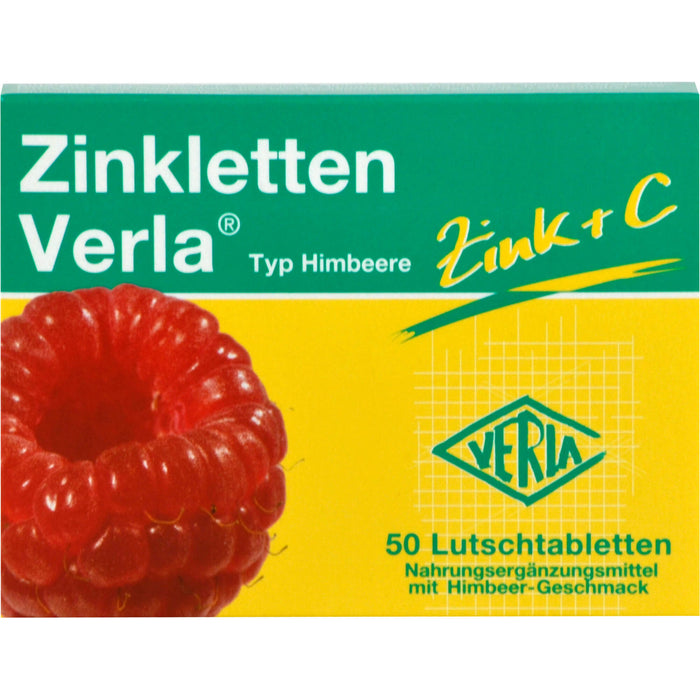 Zinkletten Verla Typ Himbeere Tabletten, 50 pcs. Tablets