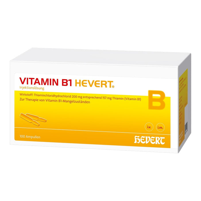 Vitamin B1 Hevert Ampullen, 100 pc Ampoules