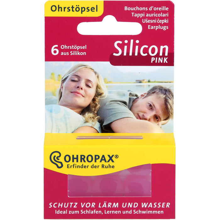 OHROPAX Silicon Ohrstöpsel, 6 pc Bouchons d'oreilles