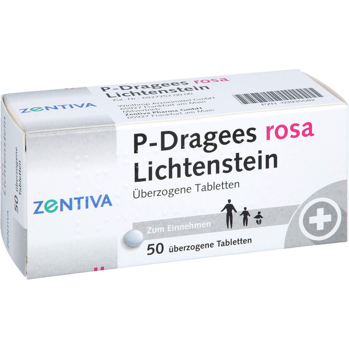 P-Dragees rosa Lichtenstein Tabletten, 50 pcs. Tablets