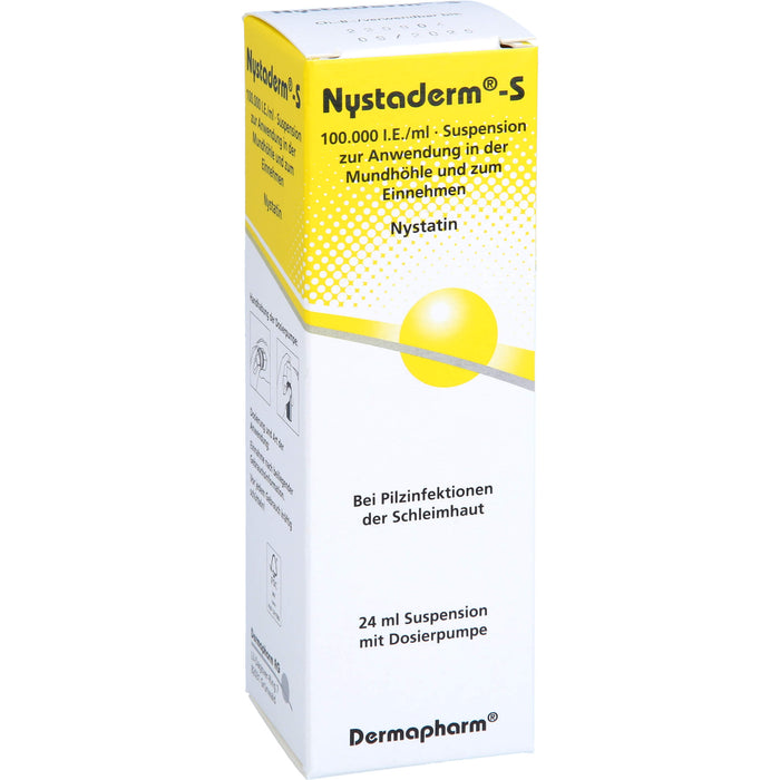 Nystaderm-S Antimykotikum mit Dosierpumpe, 24 ml Solution