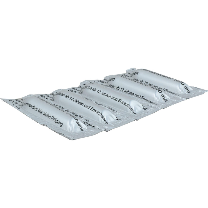 Paracetamol-ratiopharm 1000 mg Zäpfchen, 10 pcs. Suppositories