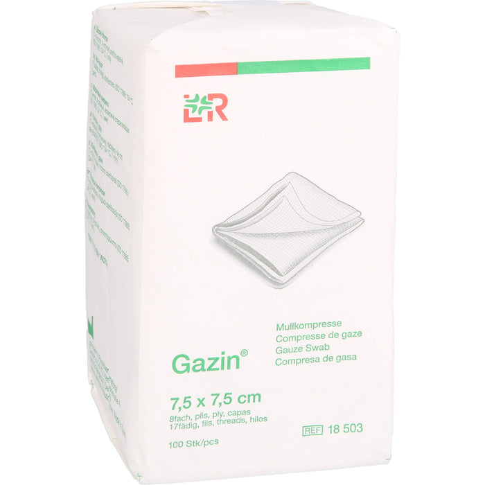 Gazin OP Kompressen 7,5 x 7,5 cm, 100 pc Compresses