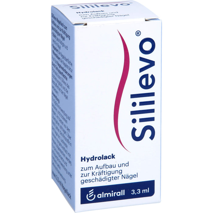 Sililevo Hydrolack  zum Aufbau und zur Kräftigung  geschädigter Nägel, 3.3 ml Solution