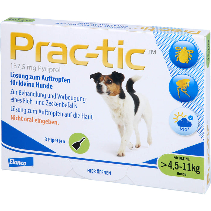 Prac Tic F Kl Hund4.5-11kg, 3 St EDP