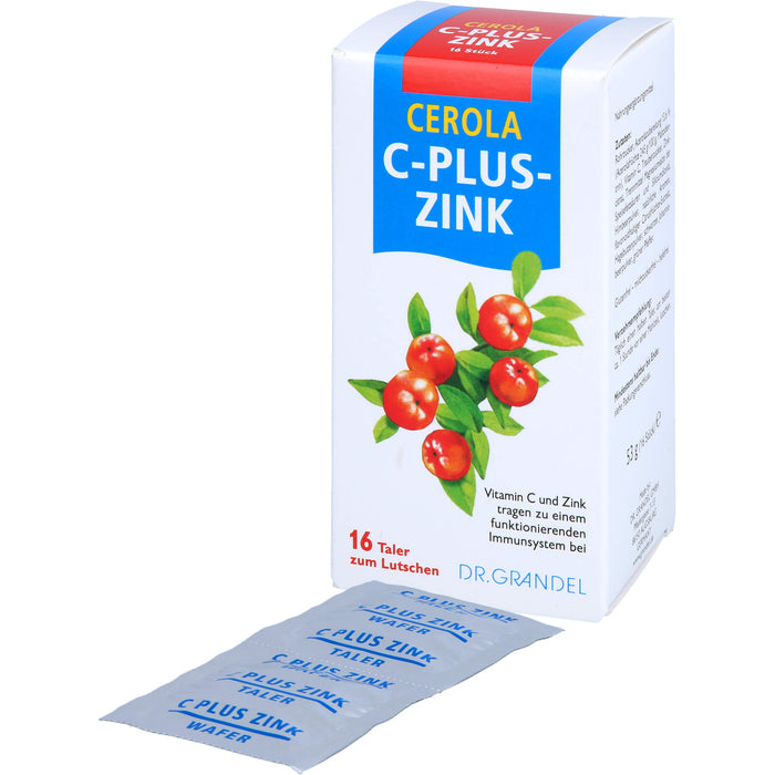 CEROLA C-Plus-Zink Taler, 16 pcs. Tablets