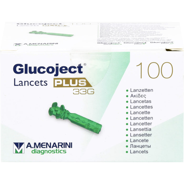 Glucoject Lancets PLUS 33G, 100 St LAN