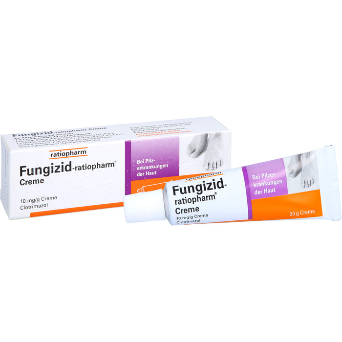 Fungizid-ratiopharm Creme bei Pilzerkrankungen der Haut, 20 g Cream